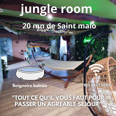 Appartement L'Evasion Jungle à Saint-Pierre-de-Plesguen Extérieur photo
